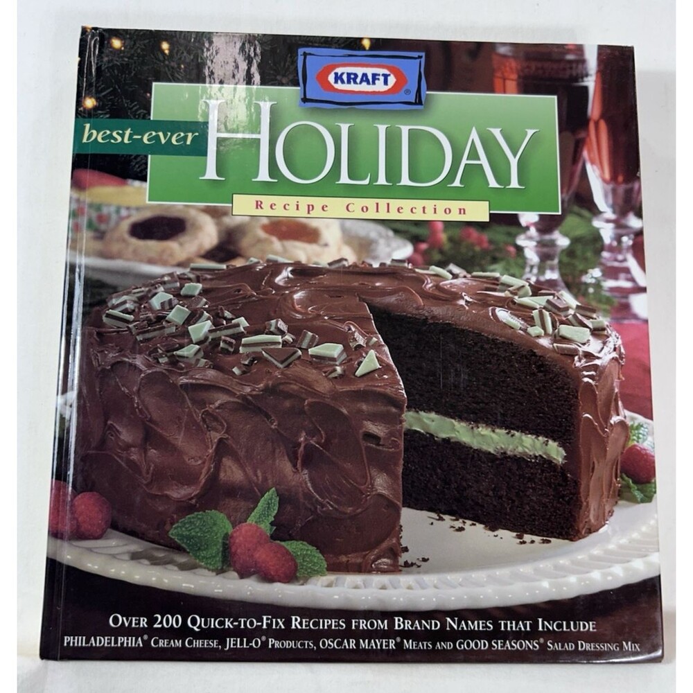 1999 Kraft Best-Ever Holiday Recipe Collection Cookbook Quick Brand